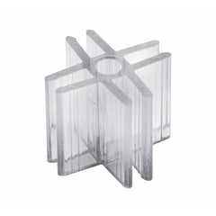 4 - Way Glass Shelf Connector Lexan