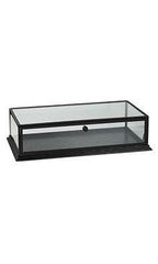 Black Wood Countertop Display Case