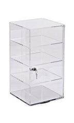 4-Shelf Acrylic Rotating Tower Display