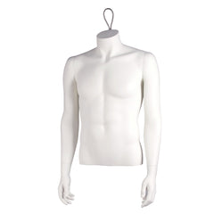 Clip in Male Torso, Headless, Arms at Side
