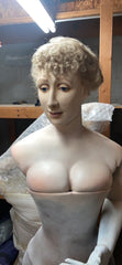 Victorian Female Bust with Stand