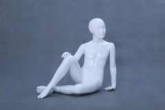 Child Faceless Sitting Mannequin