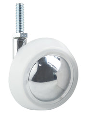 2-1/2" Chrome Heavy Weight Ball Caster w/ 1" Stem