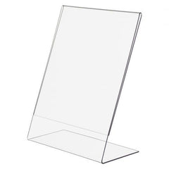 Acrylic Slantback Sign Holder