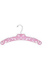 Boutique Pink Carved Plastic Dress Hangers