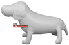 Small Dog Inflatable Mannequin