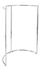 Chrome Half Round Clothing Rack