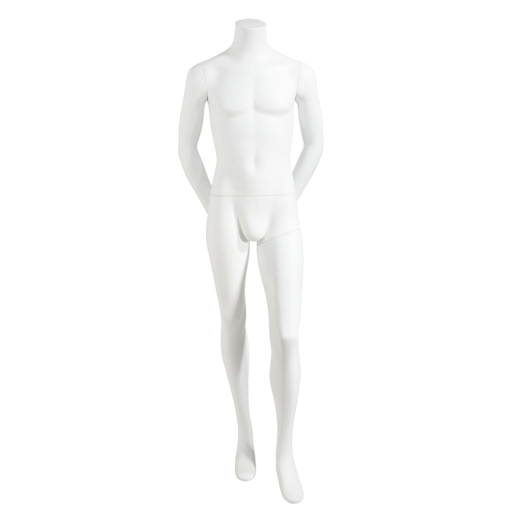 Male Mannequin - Headless, Arms Behind Back