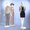 Female - Oval head facing straight, arms at side, right leg slightly bent