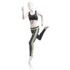 Female Sprinter w/ Right Leg Back