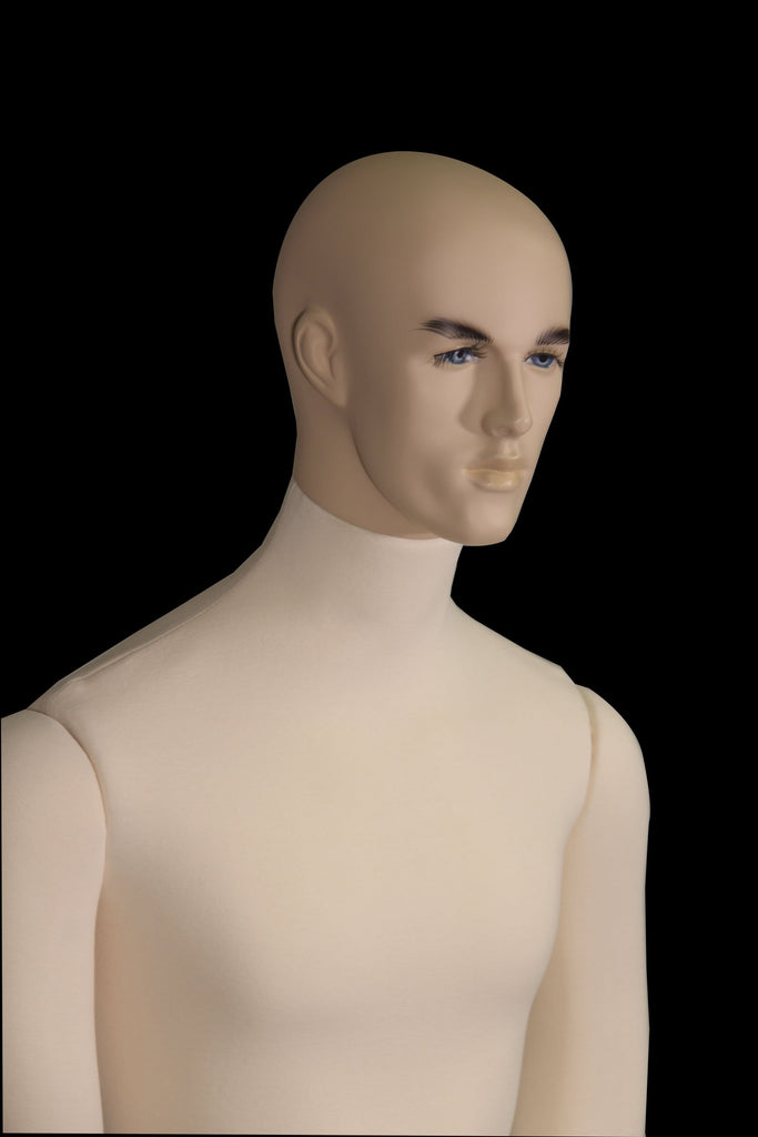 Bendable Male Mannequin w/ Realistic Head