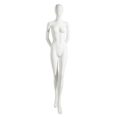 Female Mannequin - Oval Head, Arms Behind Back