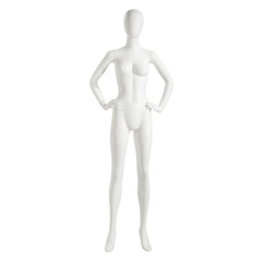 Female Mannequin - Oval Head, Hands on Hips