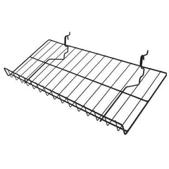 Slant Shelf with Lip - Slat Wall