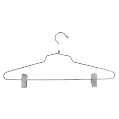16" Steel Combination Hanger w/ Vinyl Cushion Clips and Regular Hook