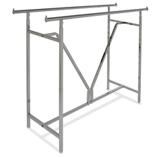 Heavy Duty Double Bar Rack w/ V-Brace