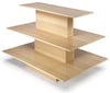 3-Tier Melamine Rectangular Table