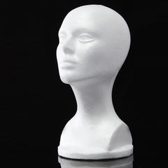 Female Styrofoam Head
