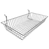 Long Shallow Basket - Grid Wall