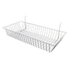 Long Shallow Basket - Grid Wall