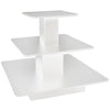 3-Tier Melamine Square Table